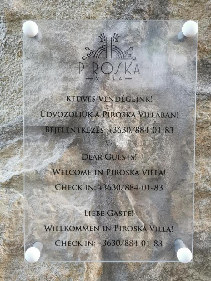 Piroska Villa Хевіз Екстер'єр фото